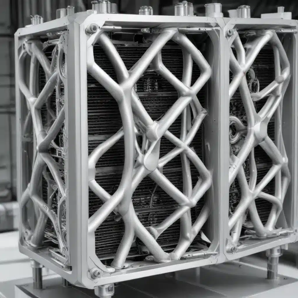 Additive manufacturing of air-cooled heat exchangers with customized internal flow networks and conformal cooling channels for enhanced heat dissipation