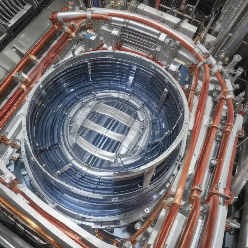 Thermal management of superconducting devices using air-cooled heat exchangers